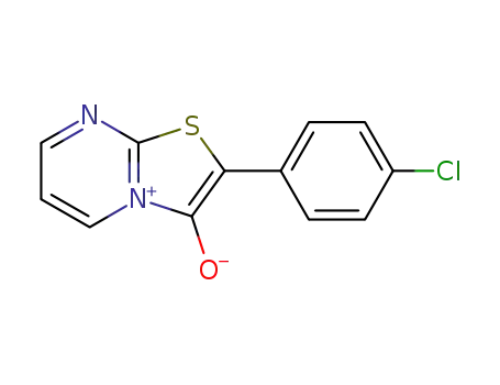 2-(4-chloro-phenyl)-3-oxo-2,3-dihydro-thiazolo[3,2-<i>a</i>]pyrimidinylium betaine