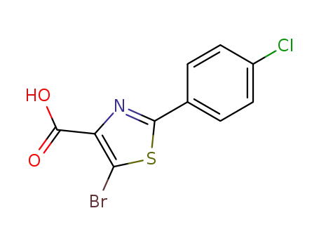 5-브로모-2-(4-클로로페닐)티아졸-4-카르복실산