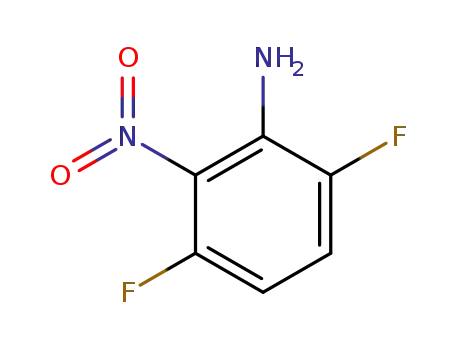 Molecular Structure of 361-08-0 (3,6-difluoro-2-nitroaniline)