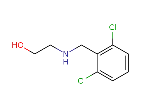 Molecular Structure of 40172-05-2 (N-(2,6-Dichlorobenzyl)ethanolamine)