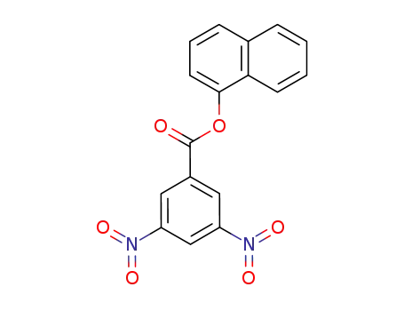 Molecular Structure of 93261-39-3 (1-naphthyl 3,5-dinitrobenzoate)