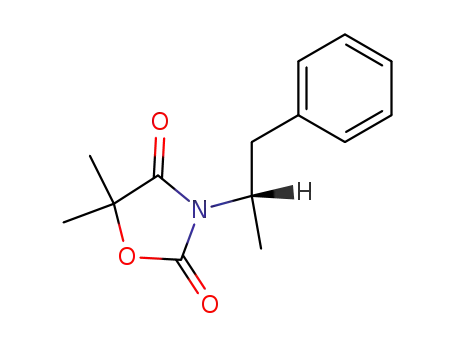 5,5-dimethyl-3-((<i>S</i>)-1-methyl-2-phenyl-ethyl)-oxazolidine-2,4-dione