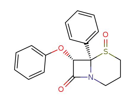 7<i>c</i>-phenoxy-5ξ-oxo-6-phenyl-(6<i>r</i><i>H</i>)-5λ<sup>4</sup>-thia-1-aza-bicyclo[4.2.0]octan-8-one
