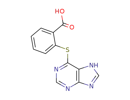 2-(7<sup>(9)</sup><i>H</i>-purin-6-ylmercapto)-benzoic acid