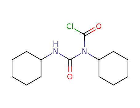 Molecular Structure of 13188-13-1 (2,4-Dicyclohexyl-allophanoylchlorid)