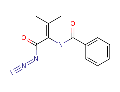 2-benzoylamino-3-methyl-but-2-enoyl azide