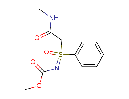 Acetamide, 2-[N-(methoxycarbonyl)-S-phenylsulfonimidoyl]-N-methyl-