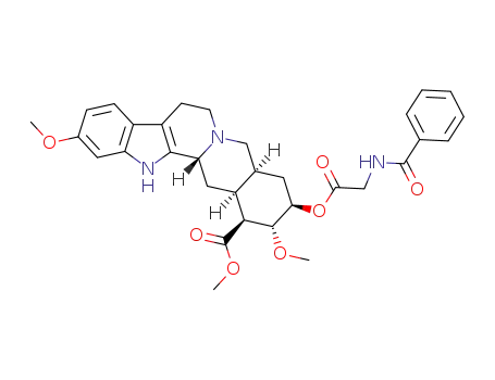 <i>ent</i>-18α-hippuroyloxy-11,17β-dimethoxy-15β-yohimban-16α-carboxylic acid methyl ester