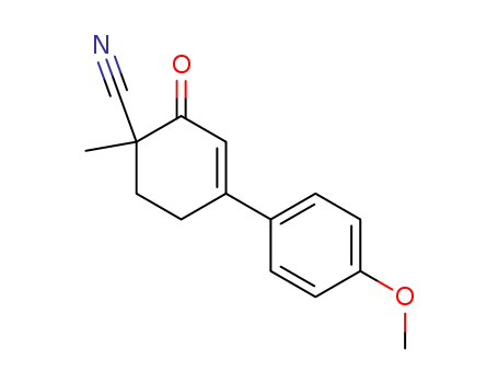 3-Cyclohexene-1-carbonitrile,4-(4-methoxyphenyl)-1-methyl-2-oxo- cas  5446-70-8