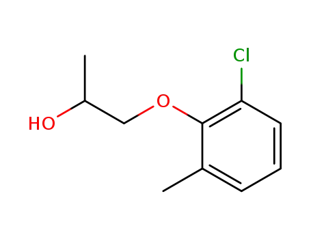 Molecular Structure of 56949-52-1 (1-(2-chloro-6-methyl-phenoxy)-propan-2-ol)