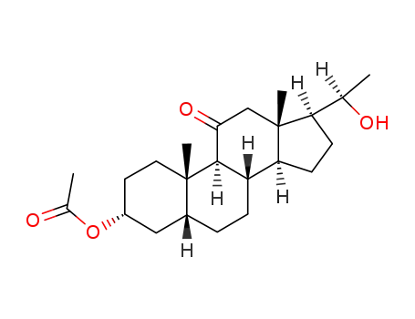 3α-acetoxy-20β-hydroxy-5β-pregnan-11-one