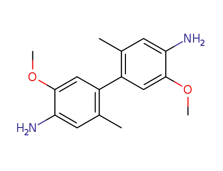 Molecular Structure of 141600-28-4 (5,5'-dimethoxy-2,2'-dimethyl-benzidine)