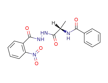 <i>N</i>-(<i>N</i>-benzoyl-L-alanyl)-<i>N</i>'-(2-nitro-benzoyl)-hydrazine