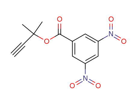 Molecular Structure of 61570-78-3 (3-Butyn-2-ol, 2-methyl-, 3,5-dinitrobenzoate)