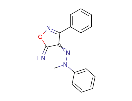 5-imino-3-phenyl-isoxazol-4-one methyl-phenyl-hydrazone