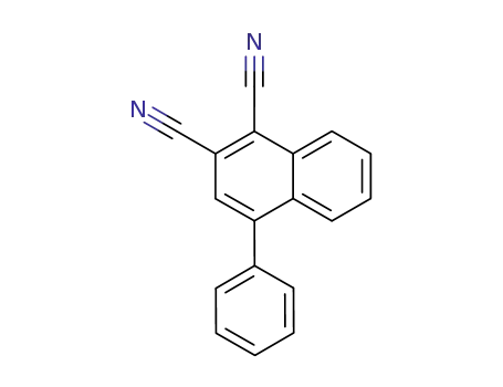 Molecular Structure of 19291-81-7 (1.2-Dicyan-4-phenyl-naphthalin)