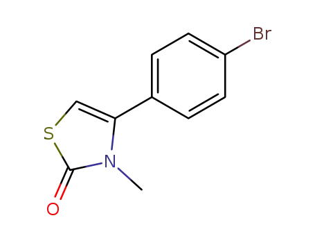 4-(4-bromo-phenyl)-3-methyl-3<i>H</i>-thiazol-2-one