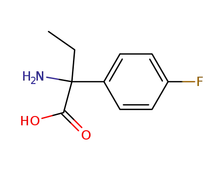 Molecular Structure of 6272-06-6 (2-amino-2-(4-fluorophenyl)butanoic acid)