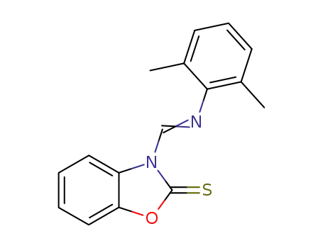 2(3H)-Benzoxazolethione, 3-[[(2,6-dimethylphenyl)imino]methyl]-