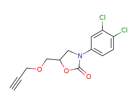 3-(3,4-DICHLOROPHENYL)-5-(2-PROPYNYLOXYMETHYL)-2-OXAZOLIDINONE