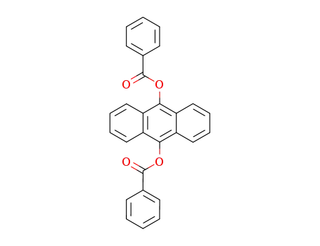 Molecular Structure of 7437-71-0 (9,10-bis-benzoyloxy-anthracene)