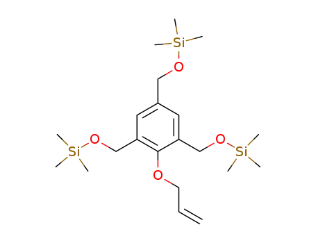 2-allyloxy-1,3,5-tris-(trimethylsilanyloxy-methyl)-benzene