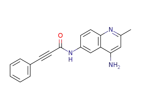 phenyl-propiolic acid-(4-amino-2-methyl-[6]quinolylamide)