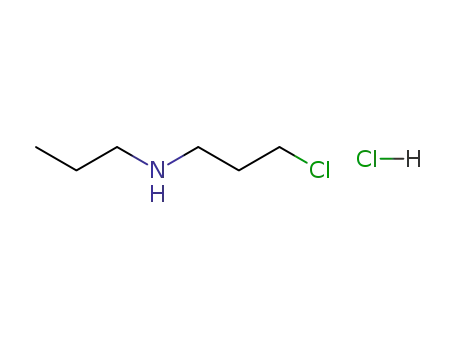 Molecular Structure of 15992-44-6 (1-Propanamine, 3-chloro-N-propyl-, hydrochloride)