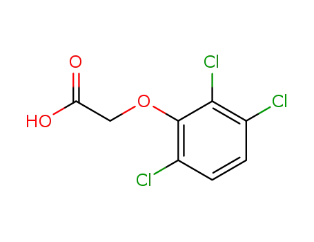 Molecular Structure of 4007-00-5 ((2,3,6-trichlorophenoxy)acetic acid)