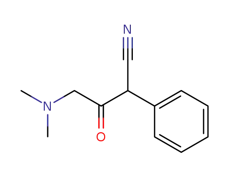 Molecular Structure of 6309-83-7 (4-dimethylamino-3-oxo-2-phenyl-butanenitrile)