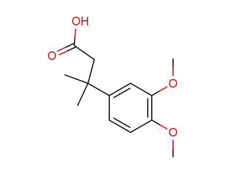 3-(3,4-dimethoxyphenyl)-3-methyl-butanoic acid cas  33214-44-7