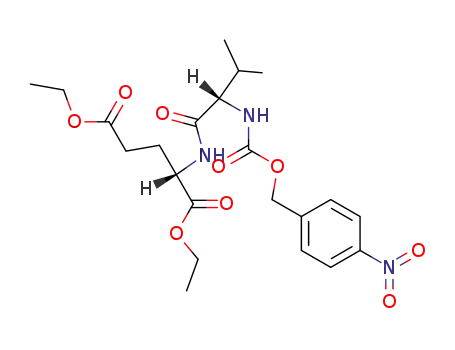 N-<N-(4-Nitro-benzyloxycarbonyl)-L-valyl>-L-glutaminsaeure-diethylester