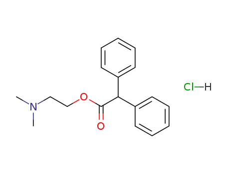 Benzeneacetic acid, a-phenyl-, 2-(dimethylamino)ethyl ester, hydrochloride