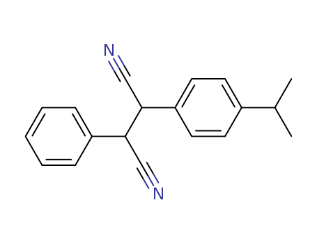 Butanedinitrile, 2-[4-(1-methylethyl)phenyl]-3-phenyl- cas  7497-47-4