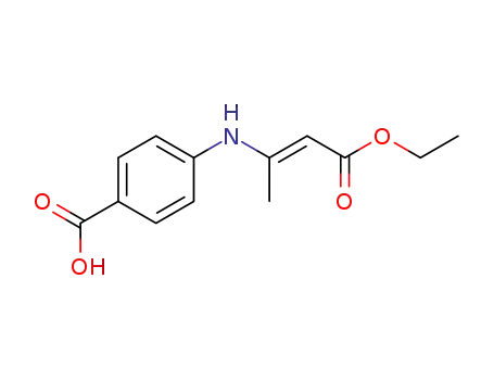 4-(2-ethoxycarbonyl-1-methyl-vinylamino)-benzoic acid