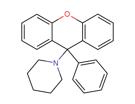 Molecular Structure of 116905-65-8 (1-(9-Phenyl-9H-xanthen-9-yl)-piperidine)