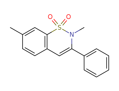 2,7-Dimethyl-3-phenyl-2H-1,2-benzothiazine 1,1-dioxide cas  18963-37-6