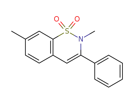 2,7-Dimethyl-3-phenyl-2H-1,2-benzothiazine 1,1-dioxide