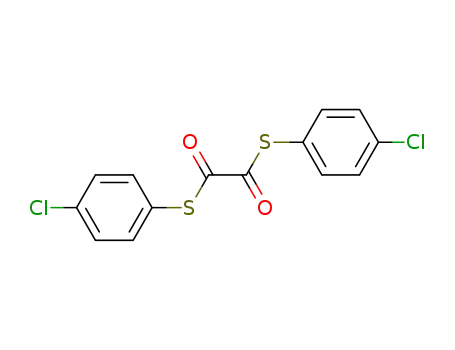 Molecular Structure of 24455-25-2 (S,S-BIS(4-CHLOROPHENYL) DITHIOOXALATE))