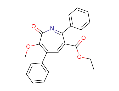 Molecular Structure of 67171-70-4 (ethyl 3-methoxy-2-oxo-4,7-diphenyl-2H-azepine-6-carboxylate)