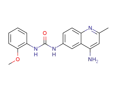 <i>N</i>-(4-amino-2-methyl-[6]quinolyl)-<i>N</i>'-(2-methoxy-phenyl)-urea