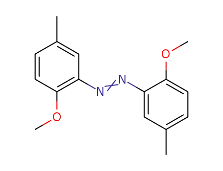 Molecular Structure of 35485-95-1 ((E)-bis(2-methoxy-5-methylphenyl)diazene)