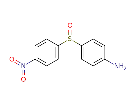 Molecular Structure of 5461-23-4 (4-[(4-nitrophenyl)sulfinyl]aniline)