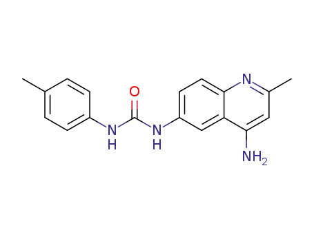 <i>N</i>-(4-amino-2-methyl-[6]quinolyl)-<i>N</i>'-<i>p</i>-tolyl-urea