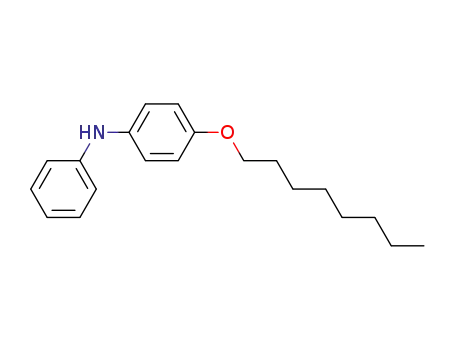 Molecular Structure of 42598-83-4 (Benzenamine, 4-(octyloxy)-N-phenyl-)