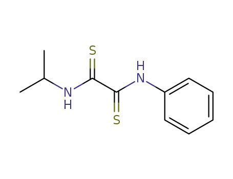 Molecular Structure of 10197-24-7 (Ethanedithioamide,N1-(1-methylethyl)-N2-phenyl-)