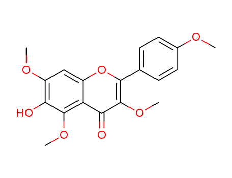 6-hydroxy-3,5,7-trimethoxy-2-(4-methoxy-phenyl)-chromen-4-one