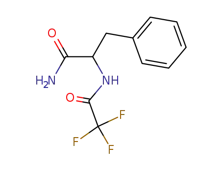 Molecular Structure of 113666-15-2 (Benzenepropanamide, a-[(trifluoroacetyl)amino]-)