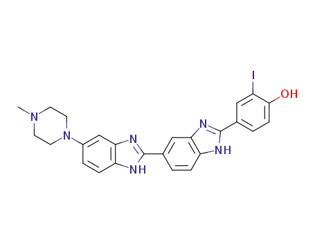 2-(2-(3-iodo-4-hydroxyphenyl)-6-benzimidazolyl)-6-(1-methyl-4-piperazyl)benzimidazole