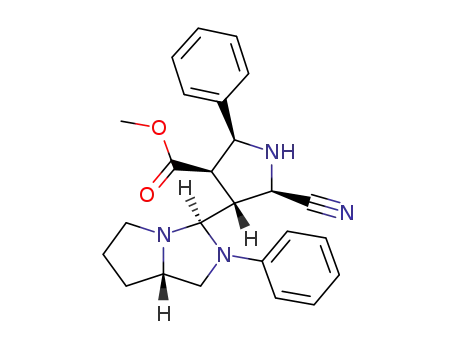 (2S,3R,4R,5R)-5-Cyano-2-phenyl-4-((3R,7aS)-2-phenyl-hexahydro-pyrrolo[1,2-c]imidazol-3-yl)-pyrrolidine-3-carboxylic acid methyl ester